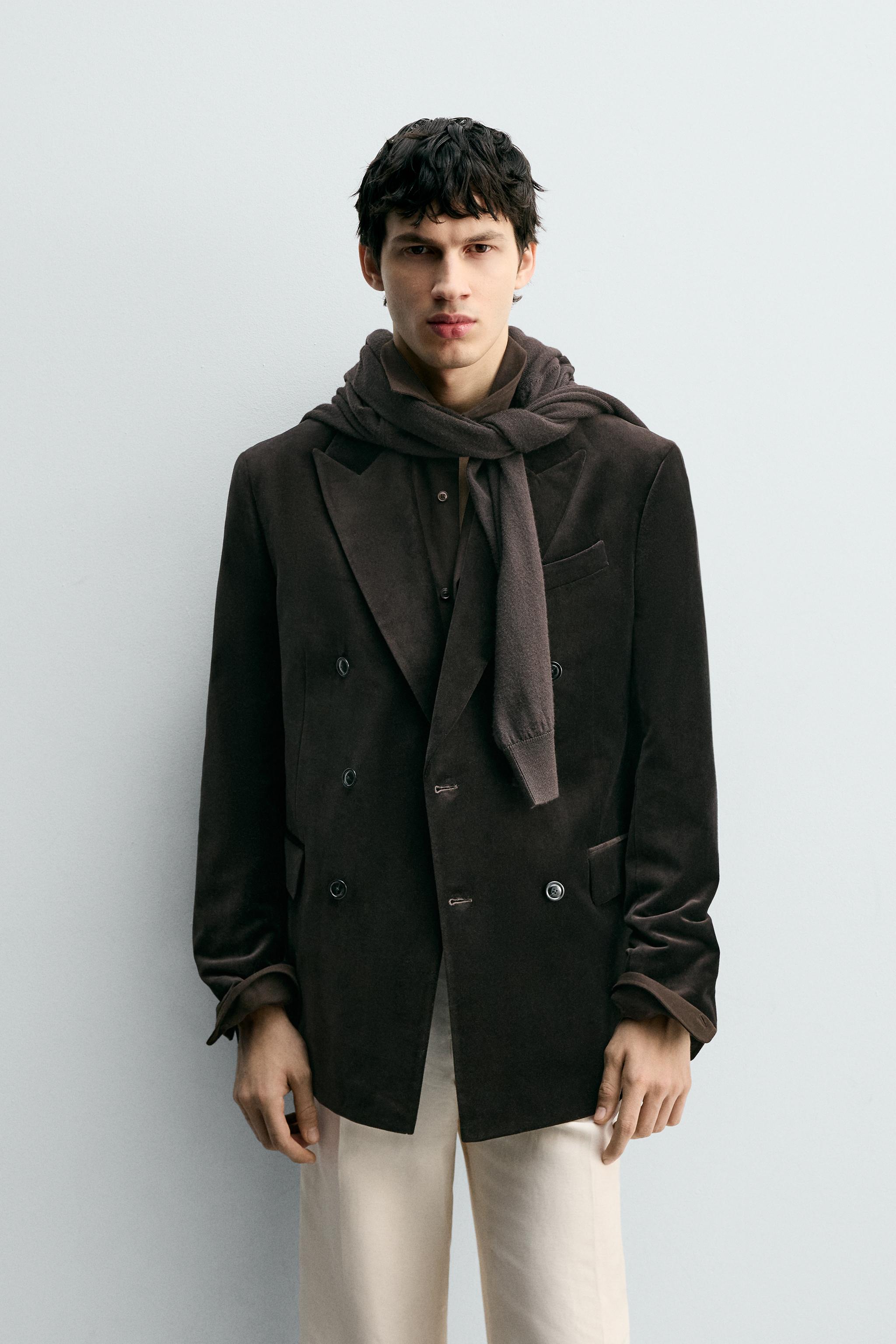 VESTE REGULAR FIT EN VELOURS